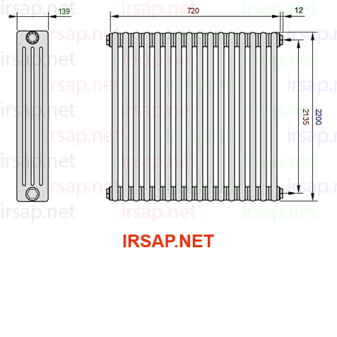 Радиатор IRSAP Tesi 42200/16 T30 CL 01